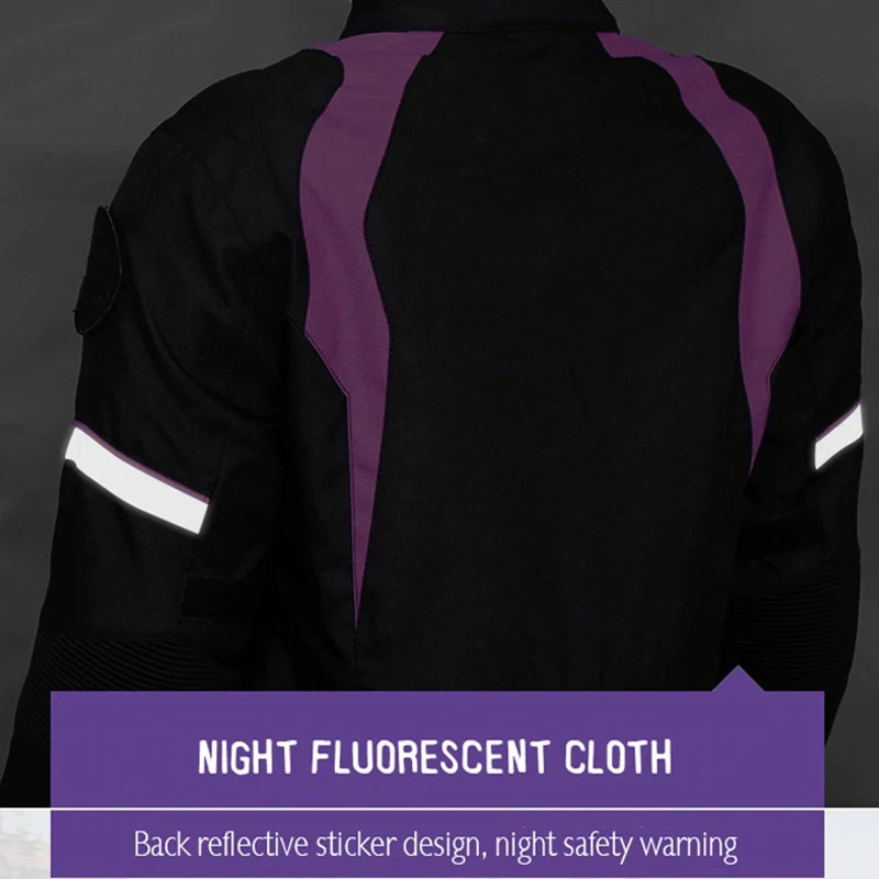 Motorcycle Women Waterproof Jacket Moto Warm Reflective Winter Touring Motorbike Gear Racing Cordura Jackets