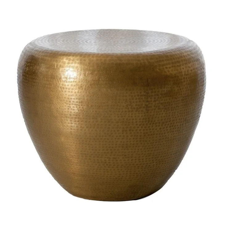 Hot Selling Product Metal Round Gold Coffee Table for Living Room Sofa Bedside Nightstand Metal Coffee Table