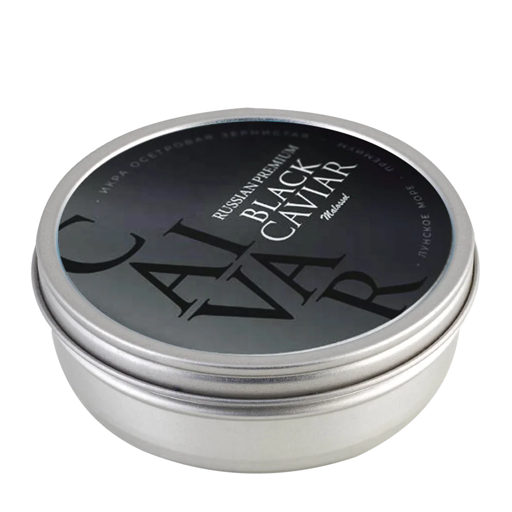 
Lunskoe sea TM 250 g Premium black sturgeon caviar 