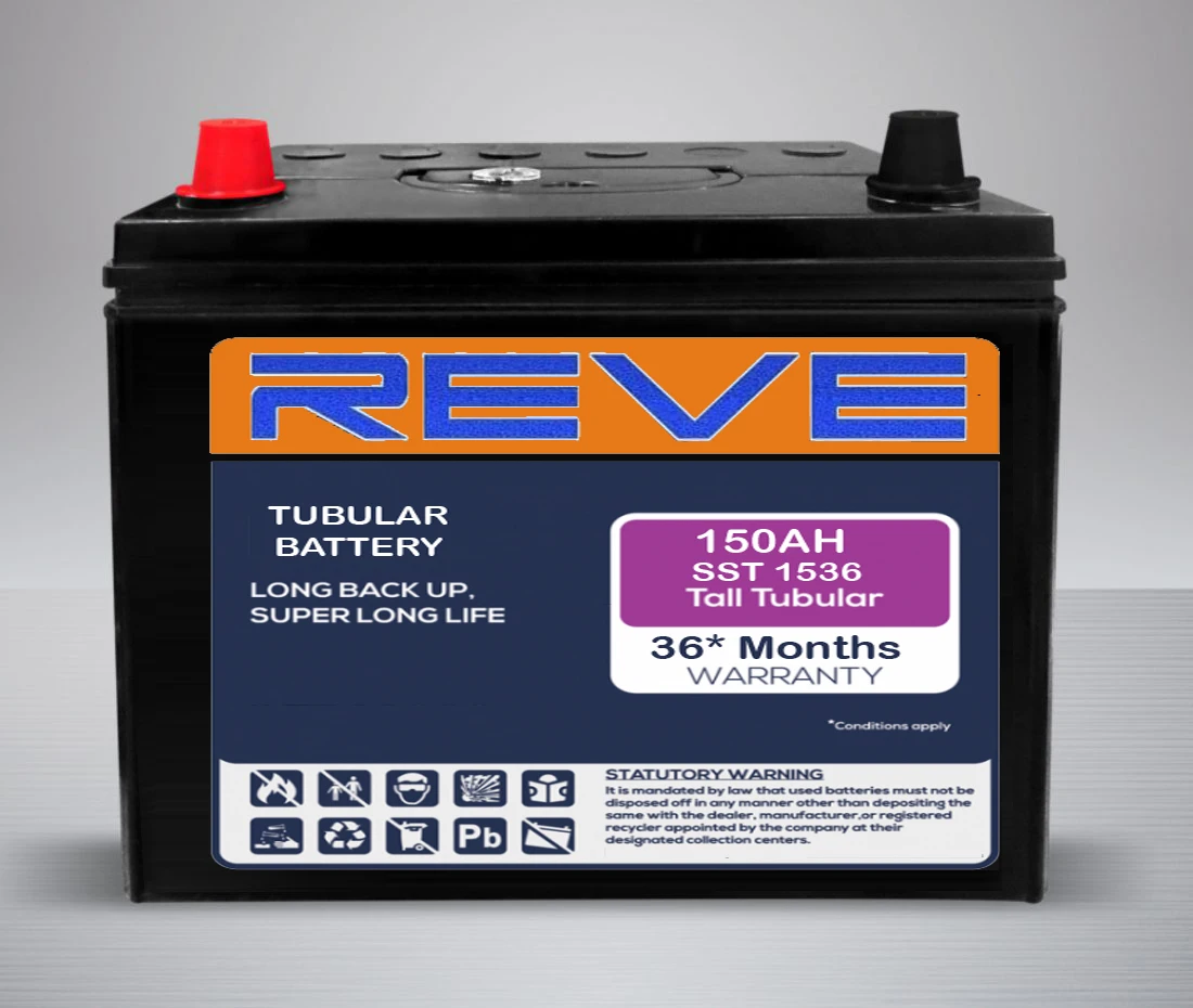 Reve Solar Tubular Battery High Performance sealed Tubular Battery 12V 150AH Deep Cycle Tubular Battery Supplier