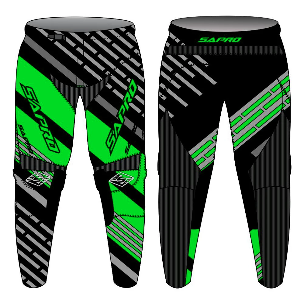 Durable Jersey Biking Wear Appareling Moto Style Jersey for Rider Boot Rider Performance Motocross Jersey Custom Neon Green
