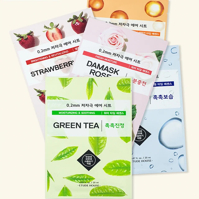korean sheet face sheets Etude House 0.2 Therapy Air Mask Sheet NEW skin care