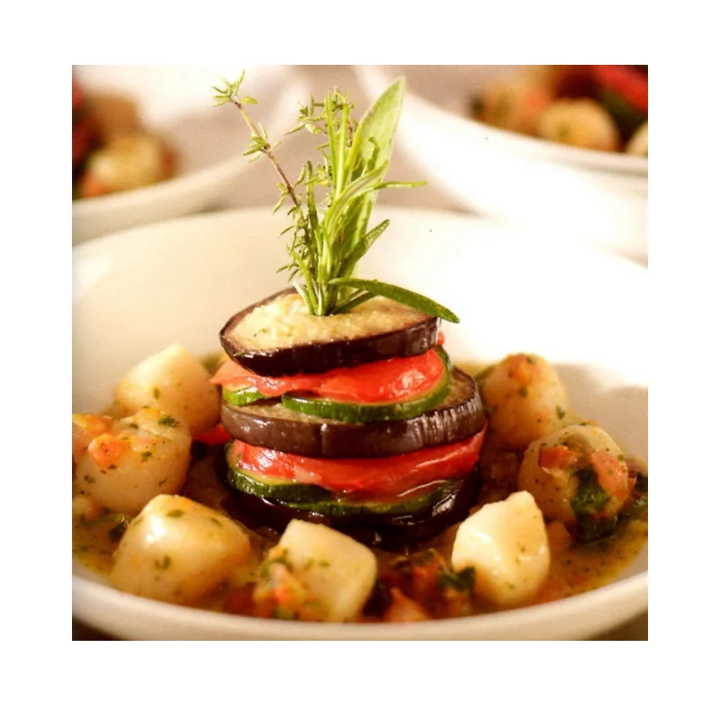 High Quality 24 Months Shell Life Frozen Green & Red Salty Tower Shape For Children & Adults Bag Packaging Veggie cake