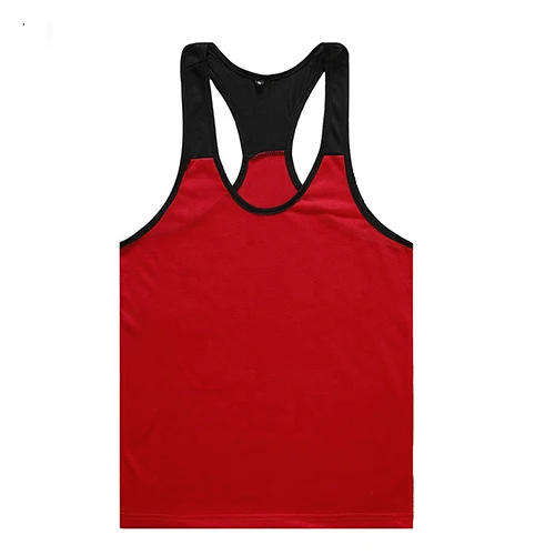 New style custom logo gym fitness men stringer tank Bodybuilding Workout Vest Men Fitness Muscle Stringer Tank Top
