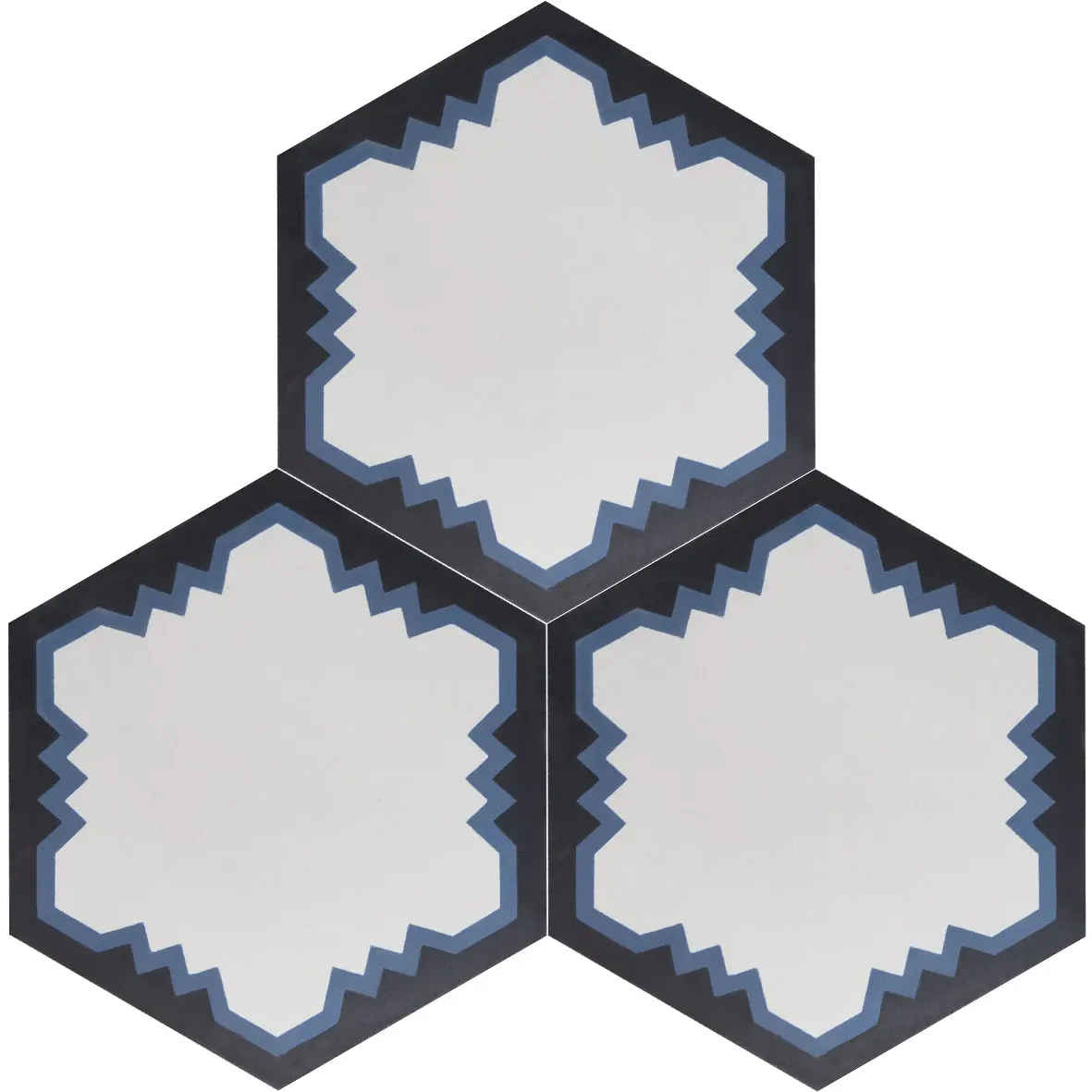 
Vietnam Encaustic Hexagonal cement tiles 230x200x16mm 