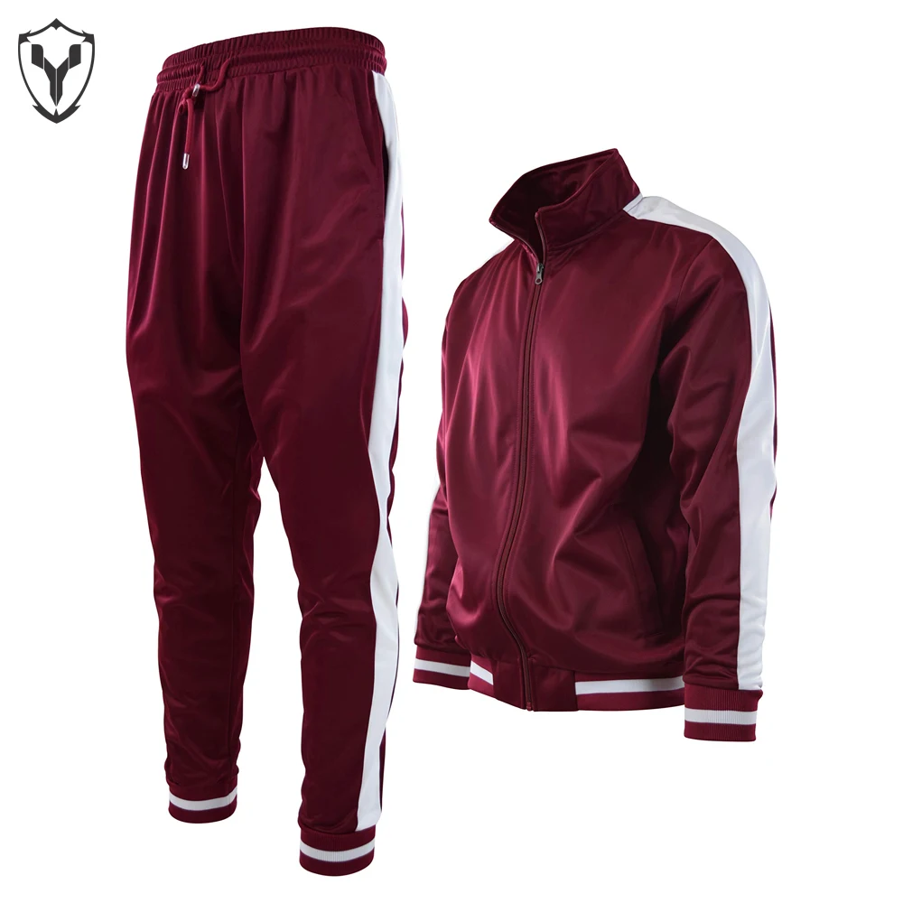 Yellow And Black Fully Sublimation Custom Logo Team Name Label Printed High Quality Polyester Cotton Casual Winter Tracksuit Men