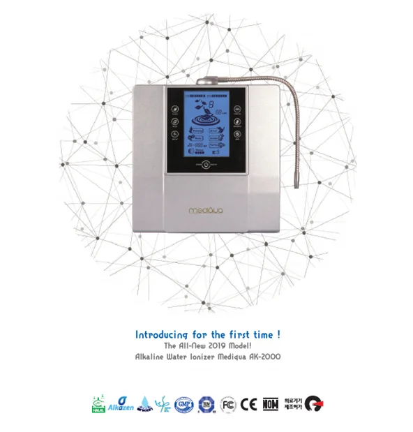Alkaline water ionizer AK-2000 plates ionized alkaline water Home appliances water treatment appliances