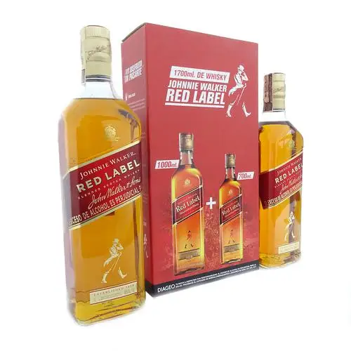 Custom 100% Original whisky drink alcoholic beverages / Red Label, Moet, Black Label