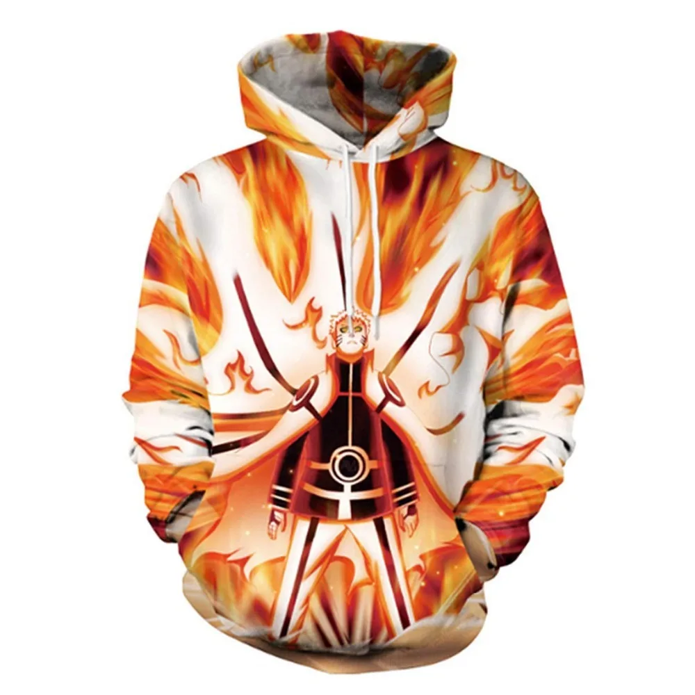 
Fashion Naruto 3D print Hoodies Men Sweatshirt Boys Tracksuit Anime Hoodies 