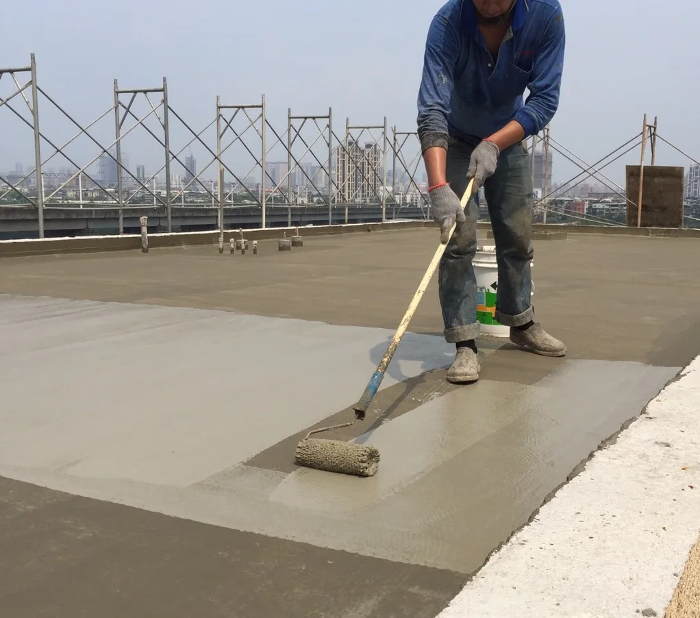 Chanye high polymer modified elastic cement waterproof coating for concrete roof