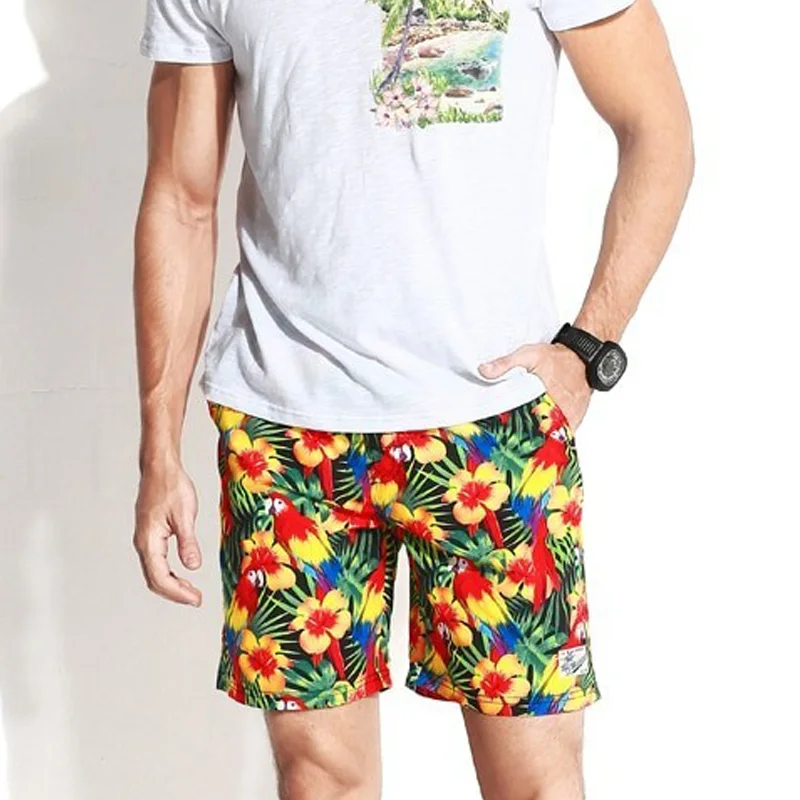 2021 New Men Quick Dry Stripe Swim Trunks Beach Shorts Sublimation Comfortable Short