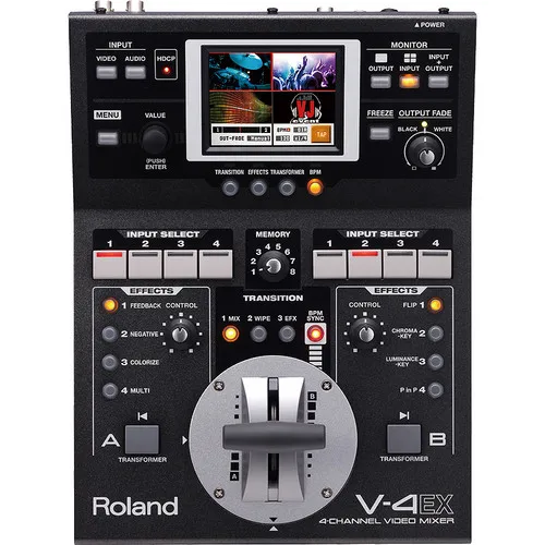 Quality Roland V-4EX Four Channel Digital Video Mixer with Effects