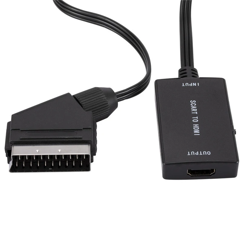 wholesale cross-border YJ SCART TO HD conversion line SCART TO HD high definition SCART TO HD-MI converter
