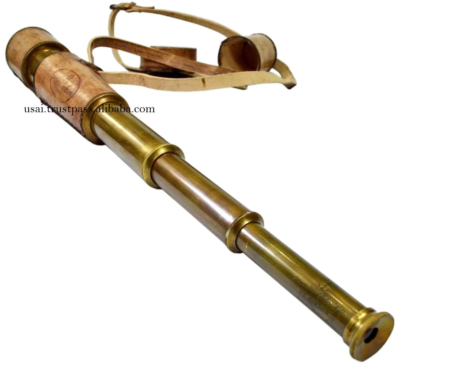 MANUFACTURER OF ANTIQUE BRASS TELESCOPE WITH BEAUTIFUL LEATHER CASE ,18 INCH TELESCOPE FOR DISTANCE VIEW OR SKY WATCHER