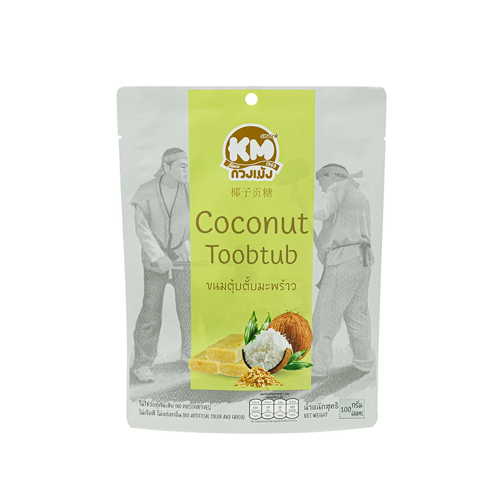 Арахисовая конфета с кокосом, тайская закуска, питательная польза и хороший вкус, 100 г