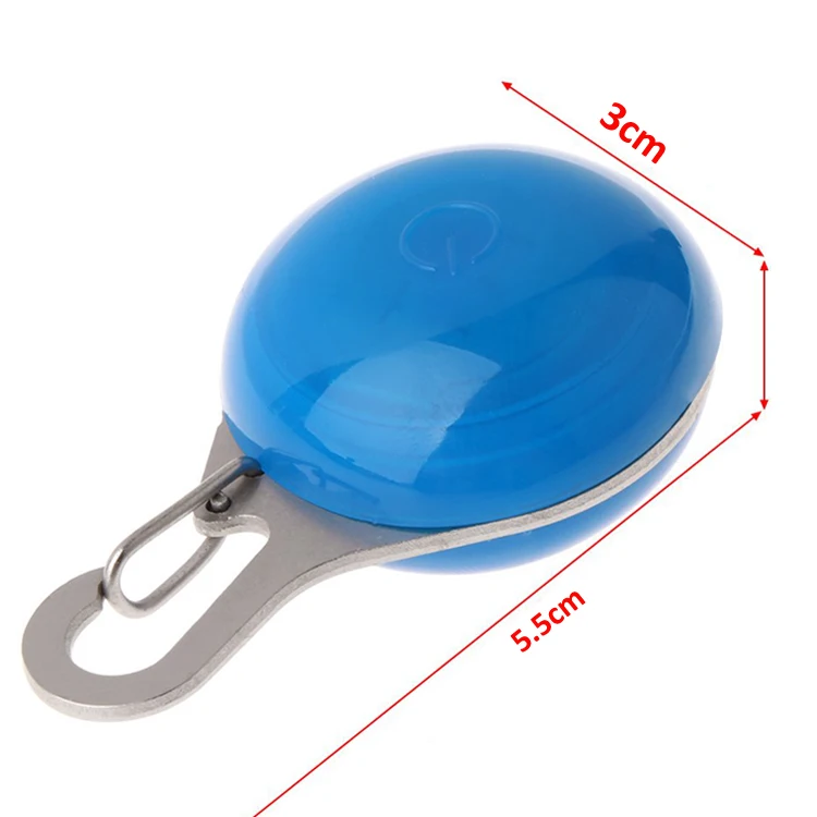 Multi-Colors 3 Beads LED Pet Lights Pets Pendant Clip Light LED Pet Dog Pendant for Night Walking