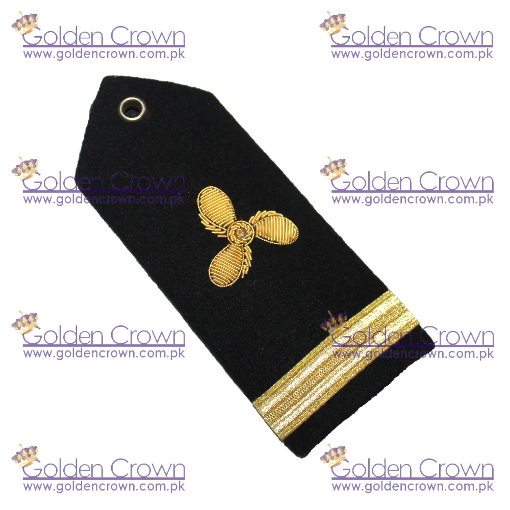 Marine Shoulder Board Pro Merchant puller Engineers Propeller & 1 Stripe | merchant navy marine shoulder boards