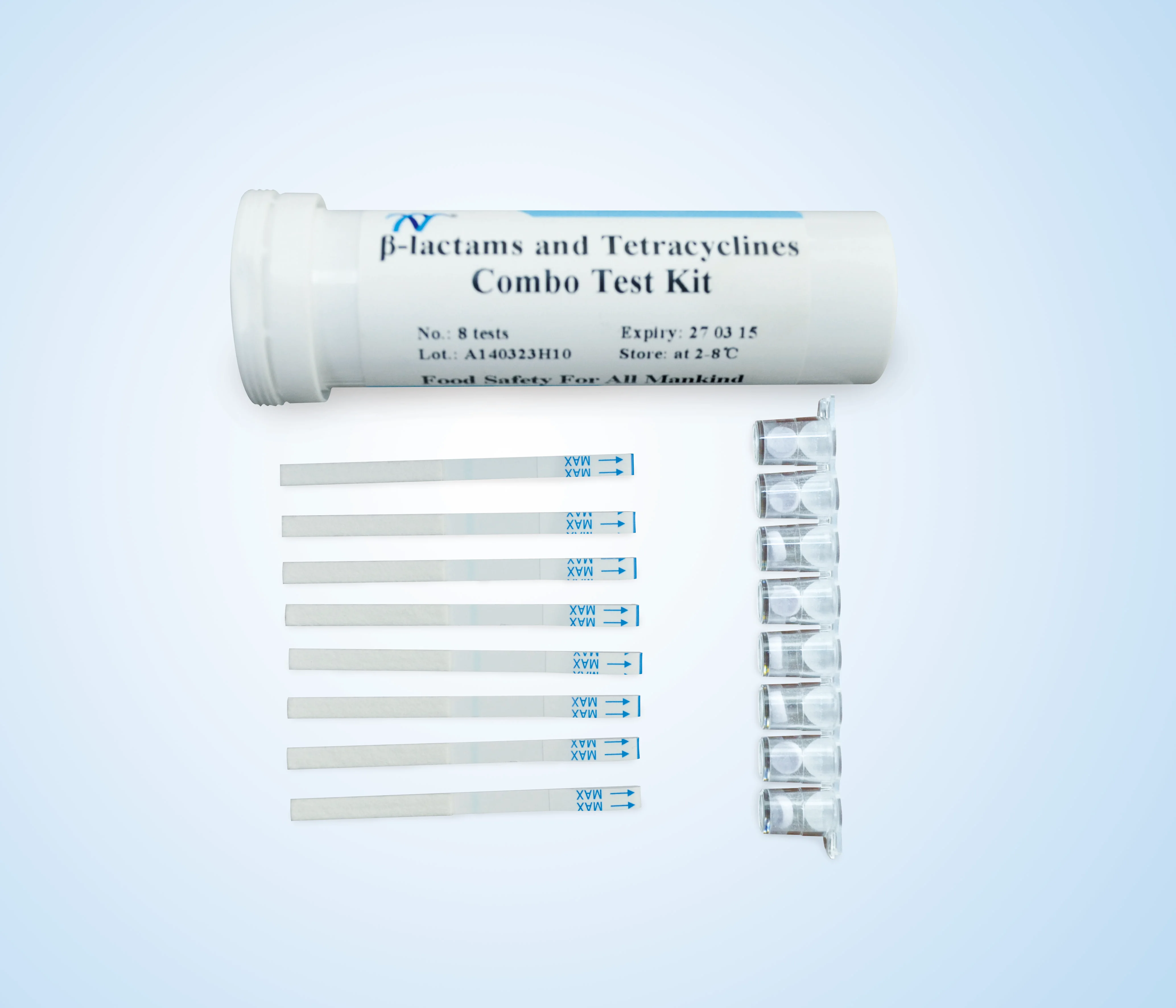 
Antibiotic residues test kit/ Beta-Lactam and Tetracycline 2 in 1 milk test kits/dairy testing 