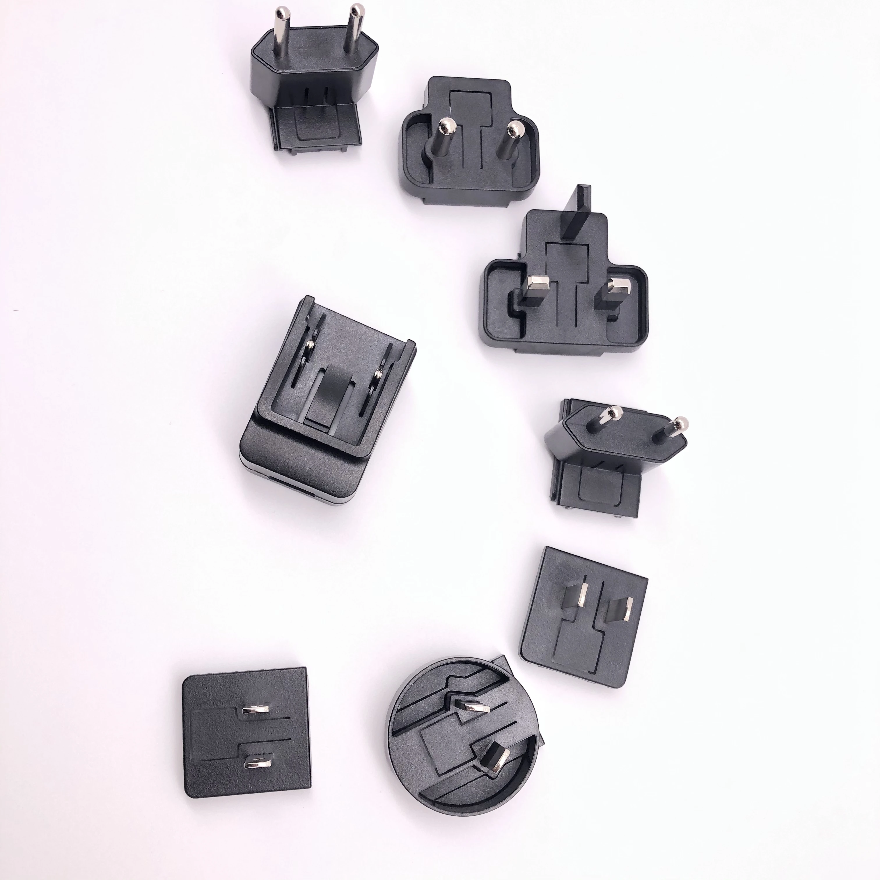 5v 1a detachable plug power adapter charger with UL60950/62368 GS CE SAA PSE KC CCC BIS NOM EAC ARGENTINA SIRC NRCS PSB