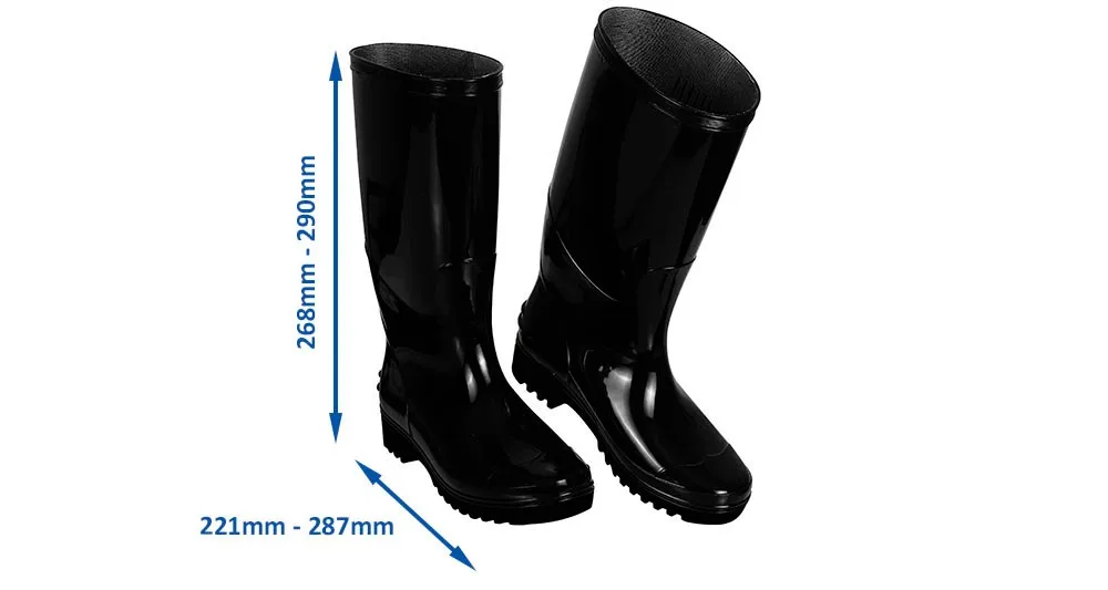 
Cheap Wholesale High Quality PVC Anti-Slippery Rain Boots/Gumboots 
