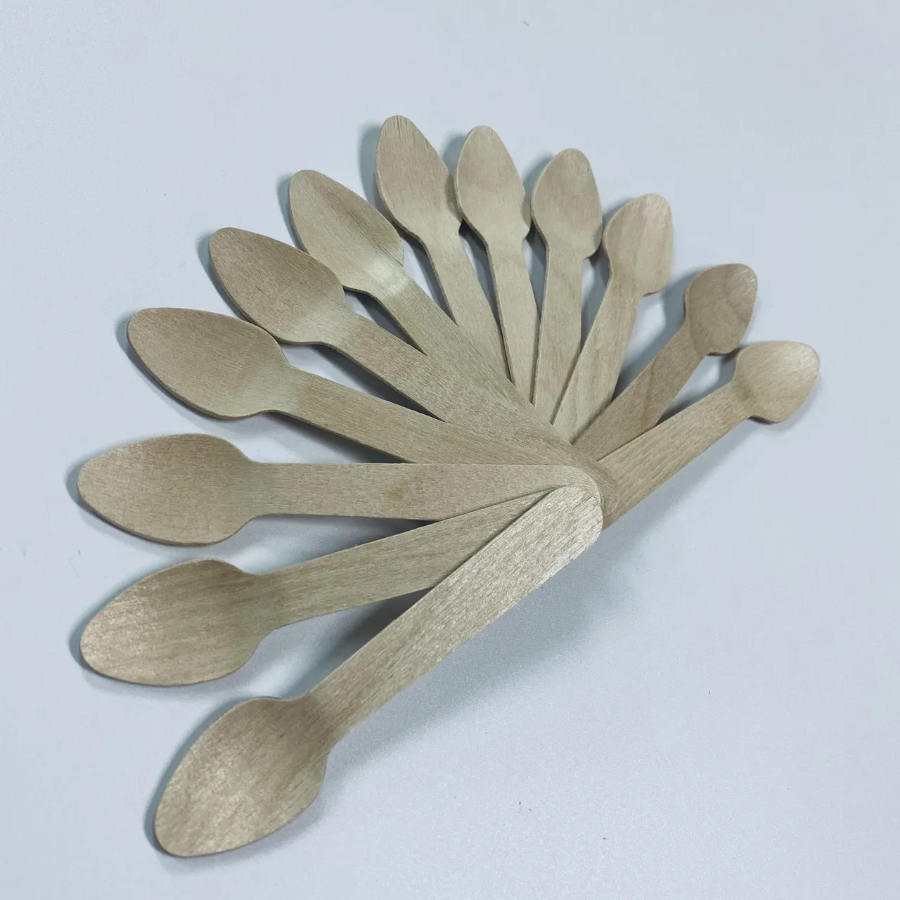 
TMI Manufacturer Natural Bamboo Wooden Spoon 9.5 cm/ OEM Accept 