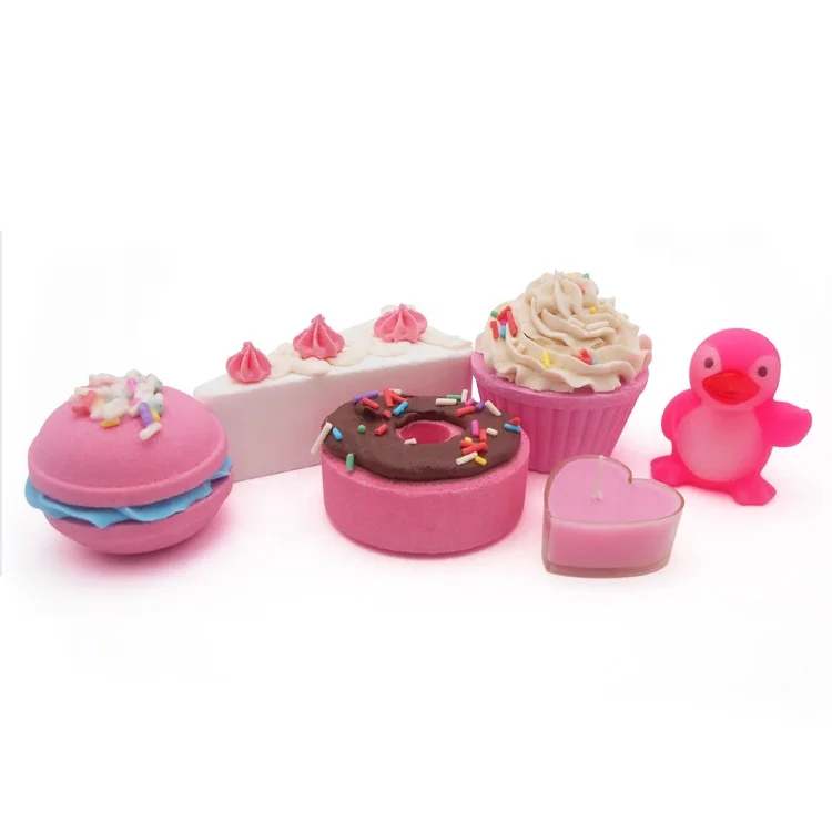 OEM wholesale custom packaging SPA moisturizing micro private label cupcake donut kids organic bubble bath