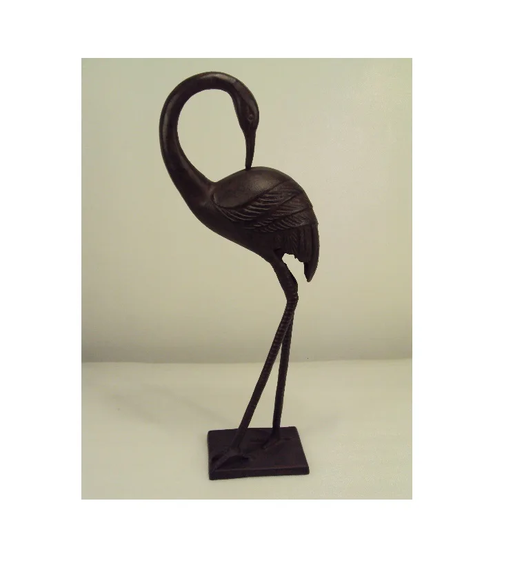 Metal Crane for Garden Sculpture Statue For Home Garden Decor