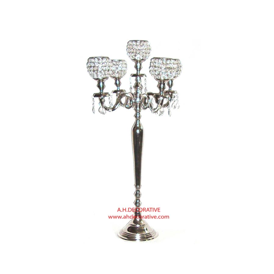 Подсвечник ручной работы из серебра