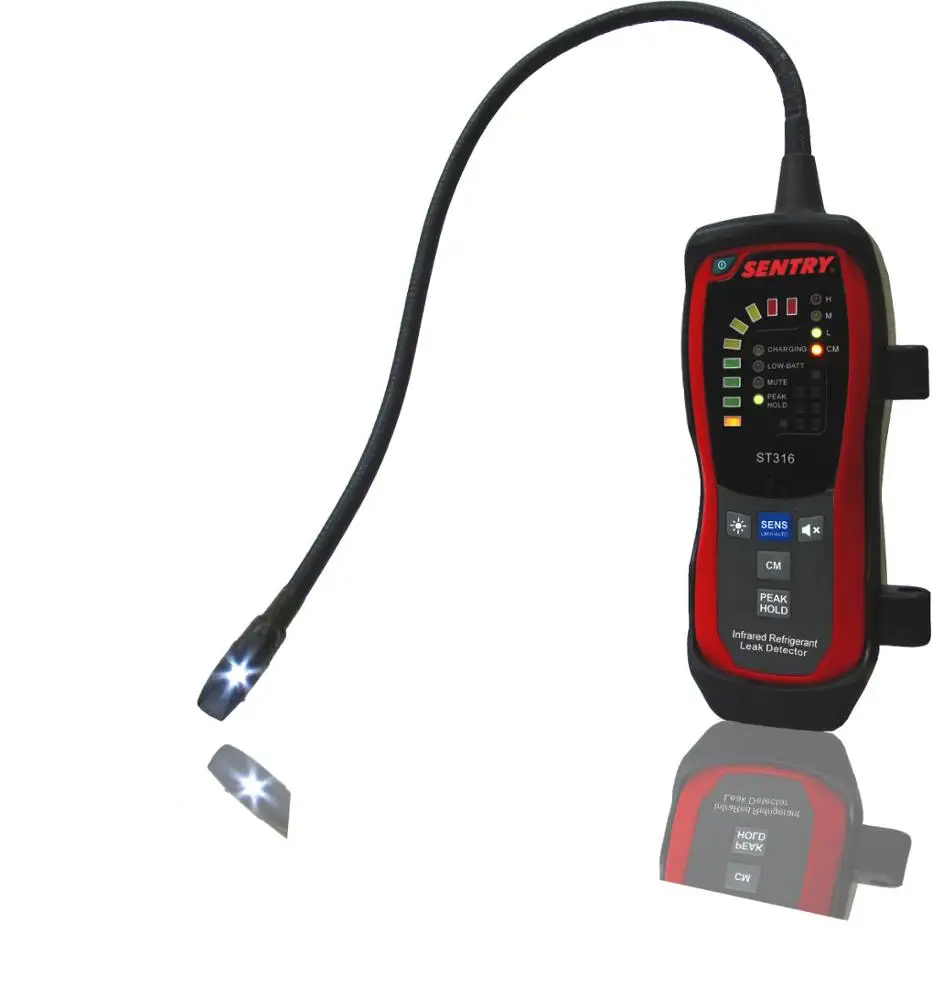 Infrared type refrigerant leak detector for industry