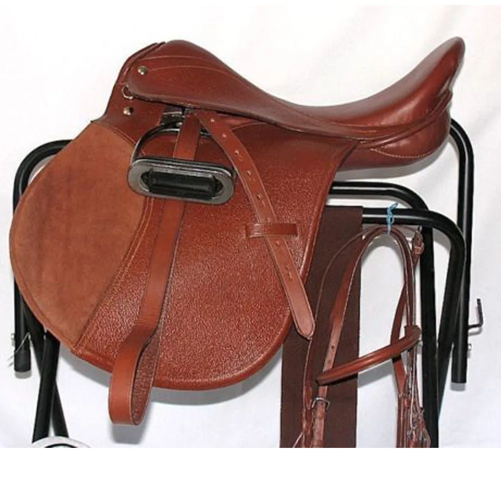 
Highest Quality 100% Top Quality Leather Saddle Set leather horse riding saddle With Accessories English Saddle Whit Kit 