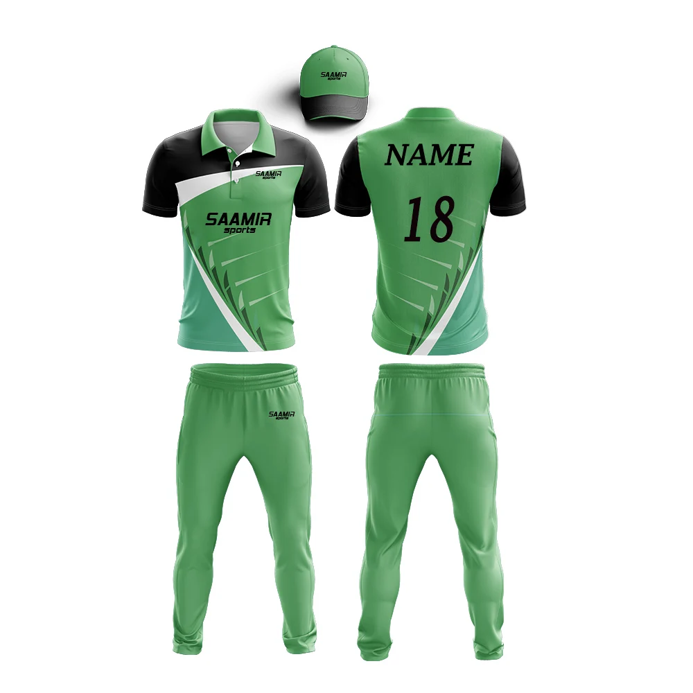 Custom Cricket Wear in Multiple Color and Design / Custom Cricket Uniform Kit Tshirt and Trouser