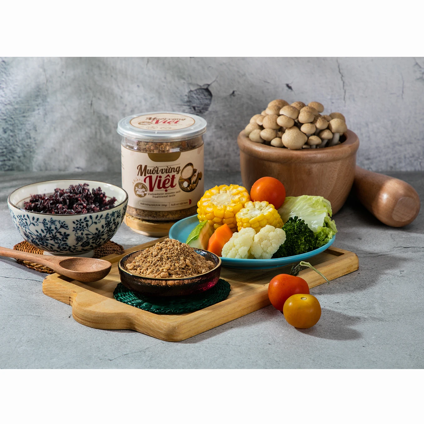 Top price Premium instant food sesame salt mix traditional flavor healthy snack slim food