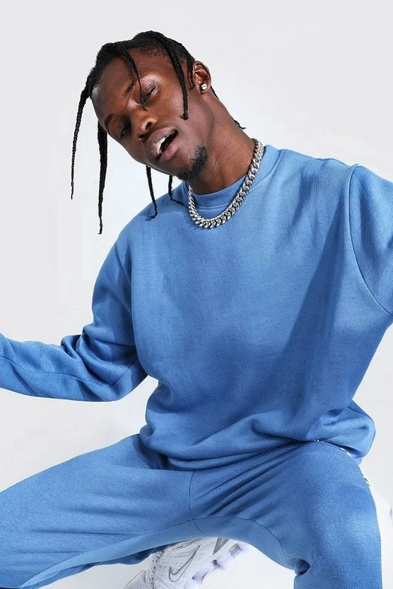 Wholesale mens sweatsuit 2 pieces hoodie set jogging suit fleece tracksuits for men 2021