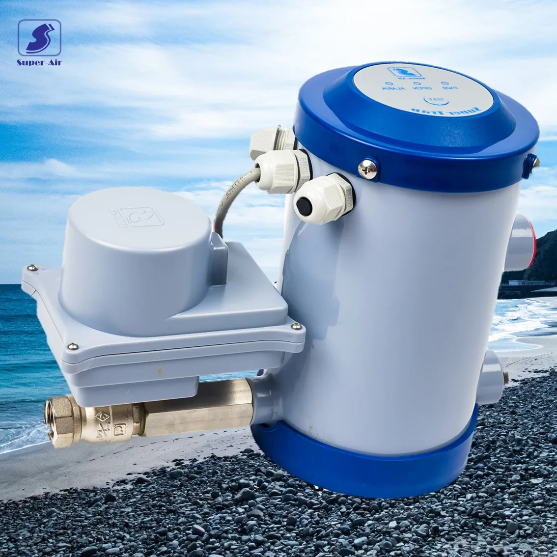 Made in Taiwan Super Trap Zero Air Loss Motorized Ball Valve Type Auto Condensate Drain for Air Compressor System