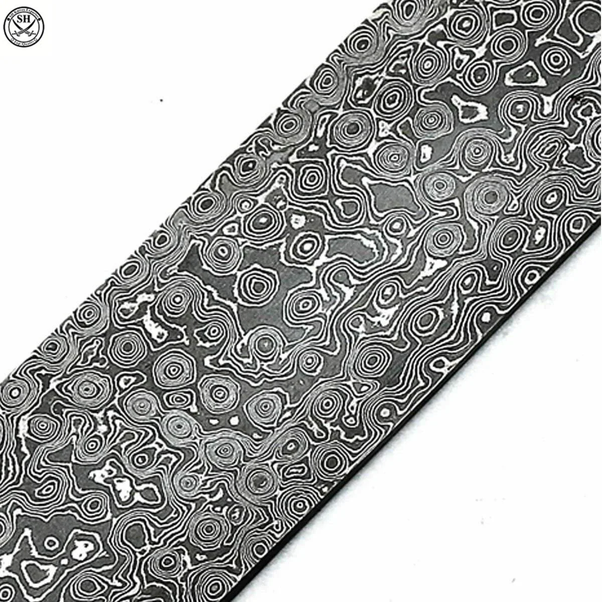 12' inches hand forged Damascus steel billet for knife making