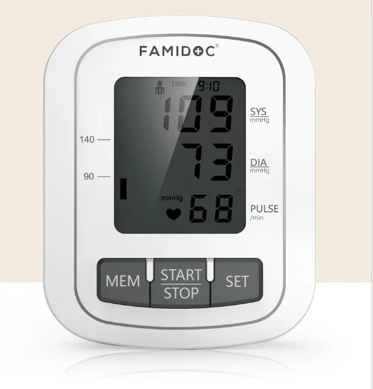 Famidoc FDBP-A1 полностью автоматический Монитор артериального давления для оптовой продажи с MWI технологией Bp монитор 2 пользователей 120 памяти