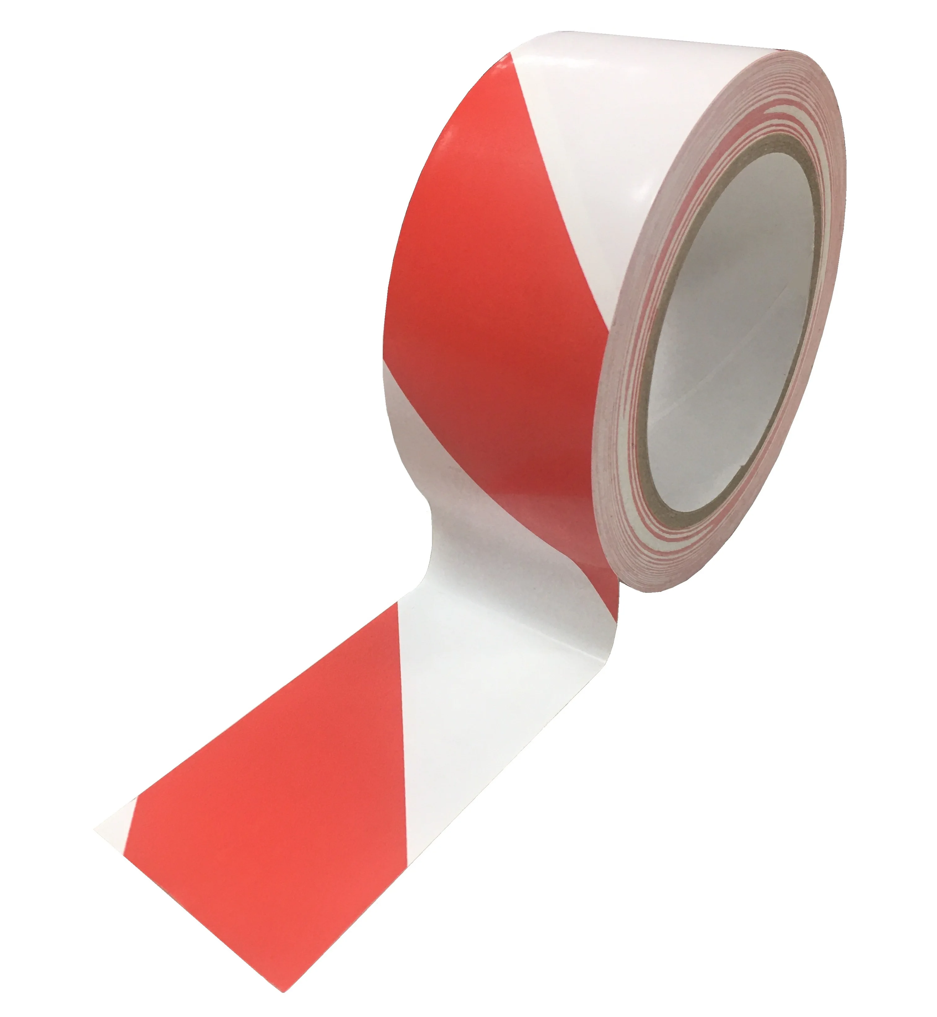  Безопасная красная/белая предупреждающая ПВХ маркировочная лента для пола напольная наклейка