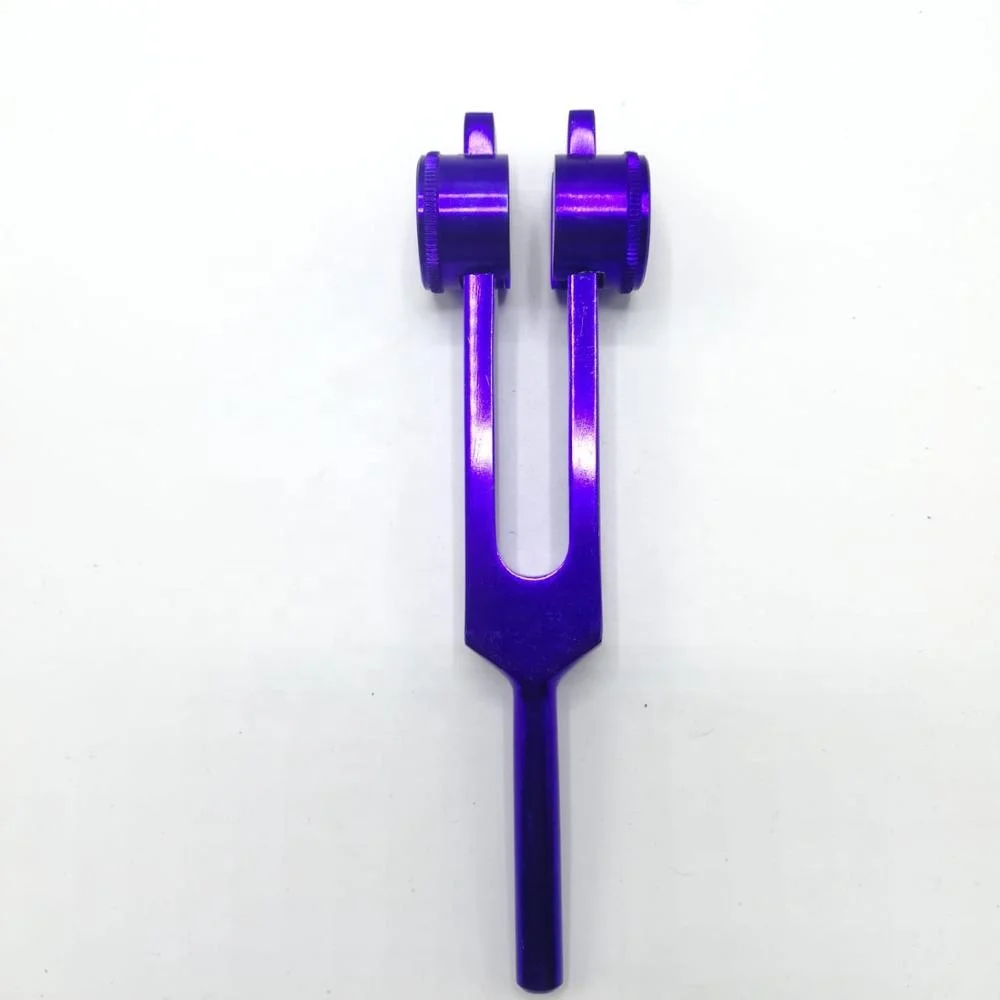purple 432 Hz Weighted Tuning Fork for Nature Sound Healing  / Tuning Fork