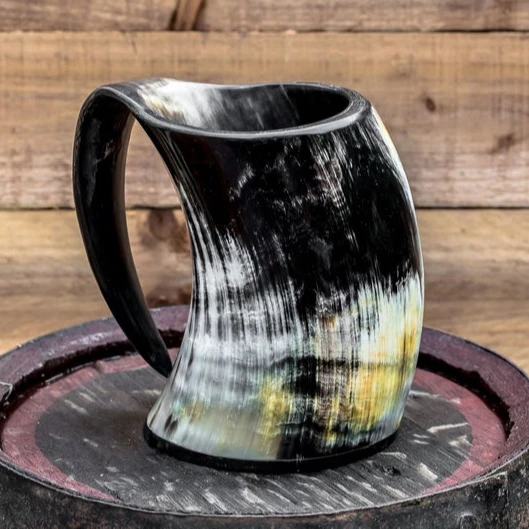 Standard Quality Latest Design Multicolour Horn Mug and Viking Mug at Wholesale Price for Export from India