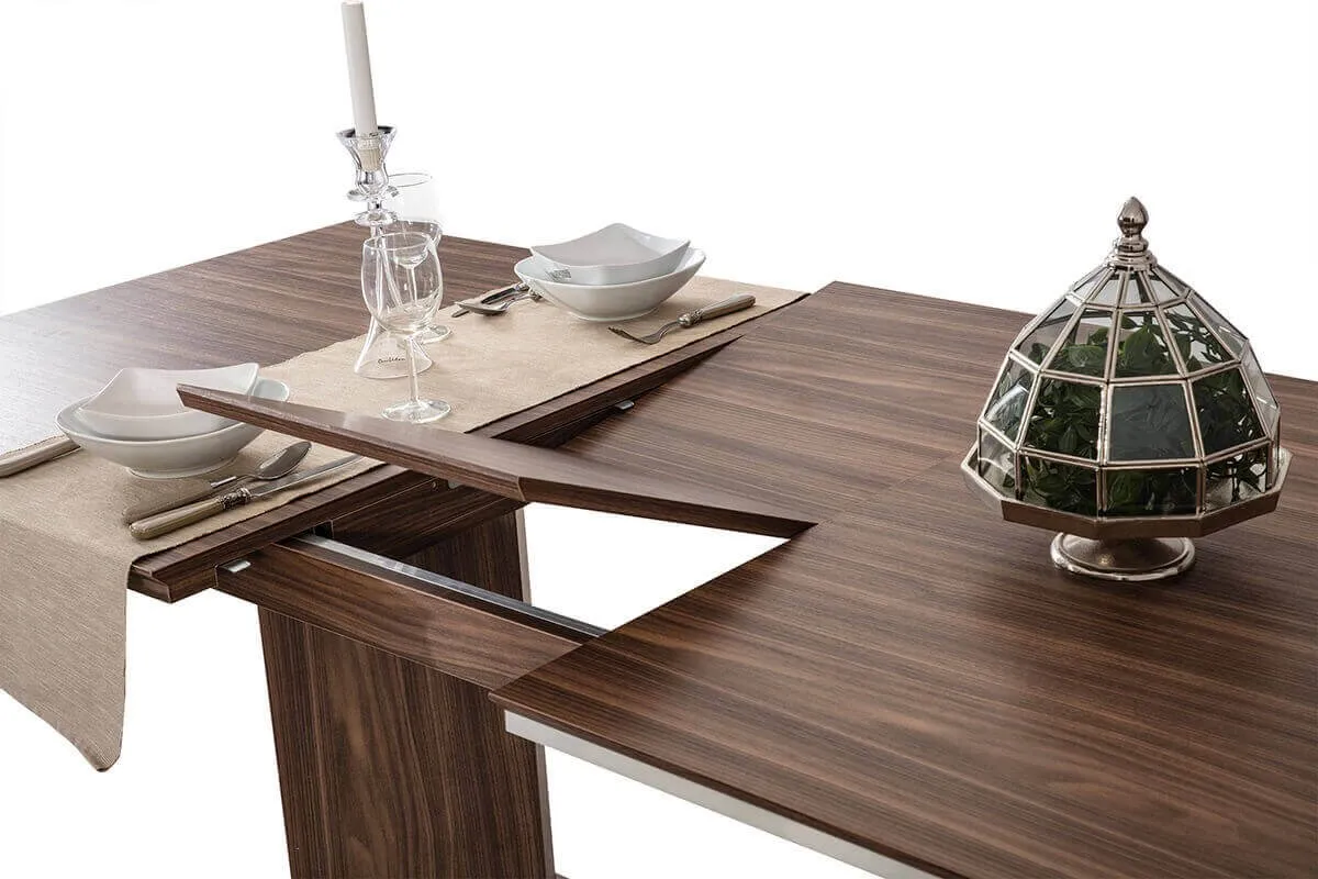 New Modern Foshan Style Dining Room Furniture Set Table Chairs Console Cabinet dinner table (iDER Dolce Dining Room)