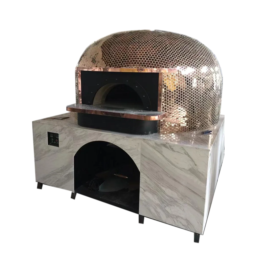 
Gas Wood Combo Fire Unique Design Commercial Pizza Oven Can Bake Everything 