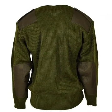 Navy Blue Olive Green Pullover Winter Security Guard Uniform Sweater from India