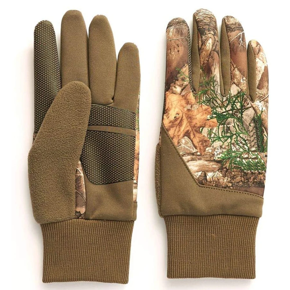 Custom Made Hunting Shooting Gloves Black Leather Winter Season Hunting Shooting Gloves (10000004797515)