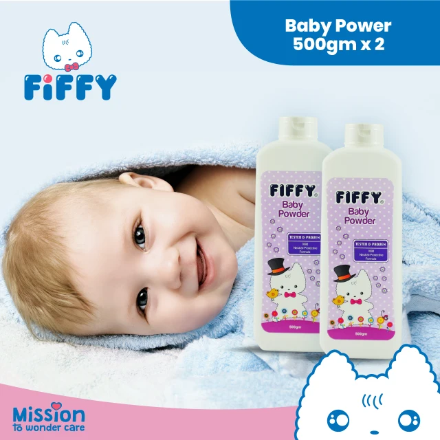 
FIFFY Baby Talcum powder Baby Powder (500gm x 1 bottle) 