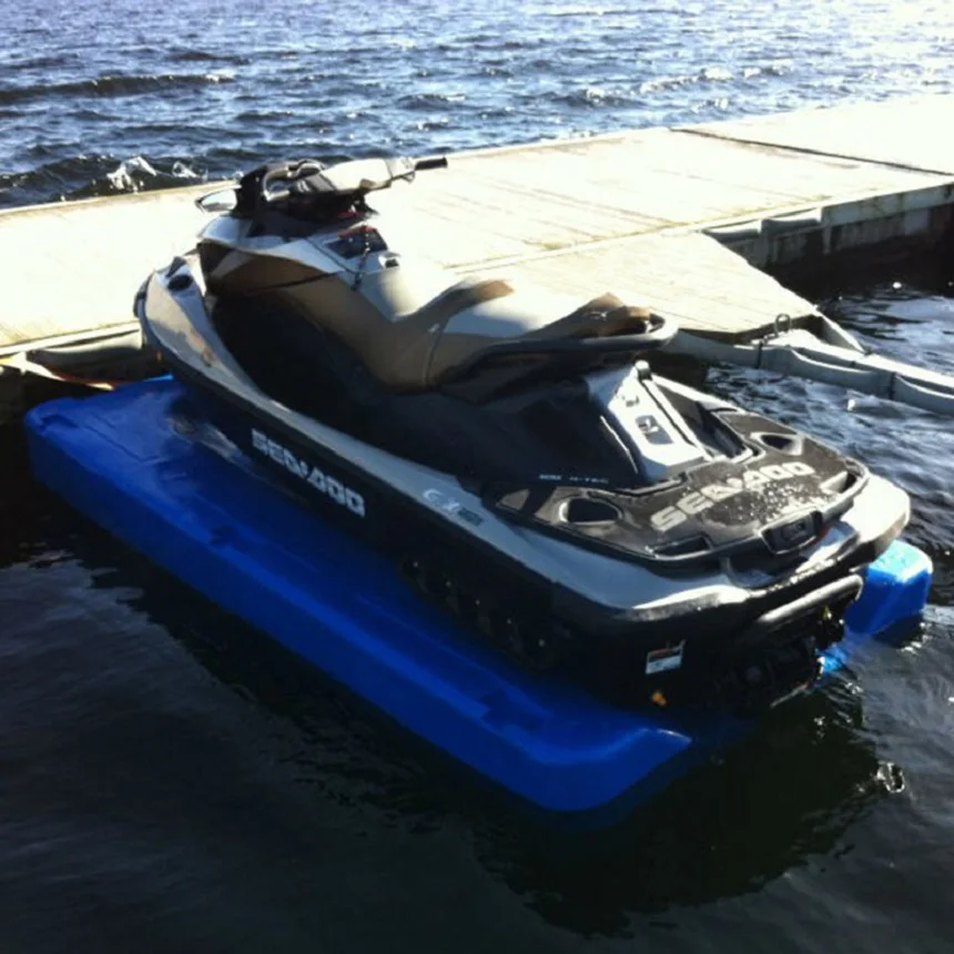personal watercraft EPS foam filled PWC floating pontoon marina jet ski lift watercraft dock
