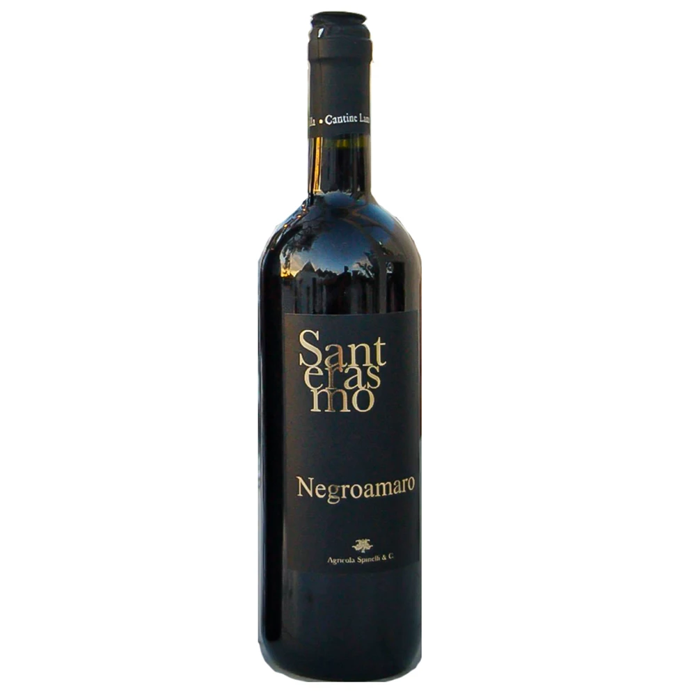 Santerasmo Negroamaro Red wine 0,75L | Dry | For Elegant Dinners