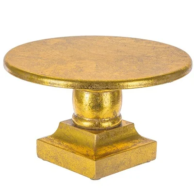 Weddings Party Luxurious Style Cake Serving Stand Nickle Plated Finishing Round Shape Metal Cake Stand At Low Price