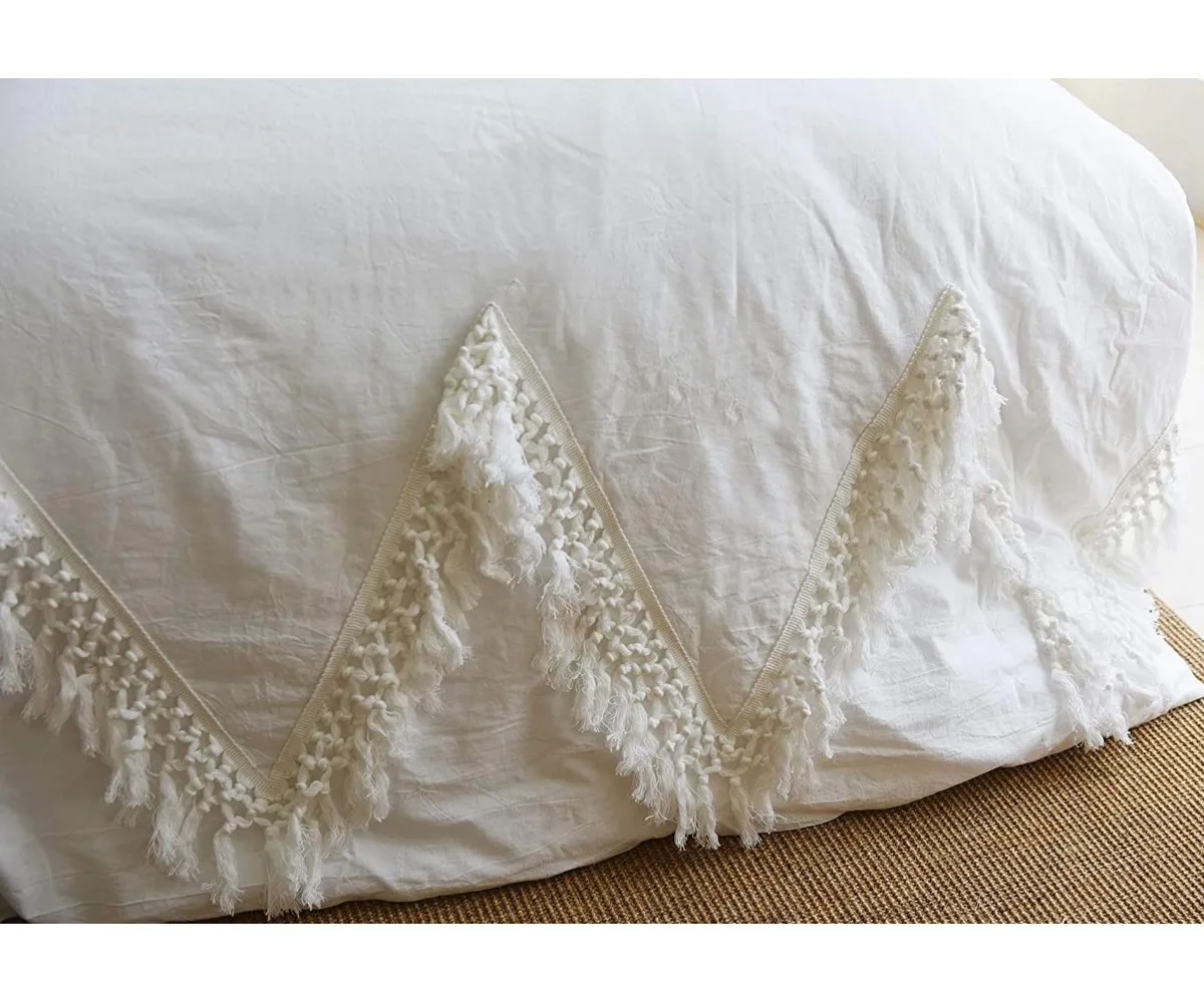 high quality and good product Duvet Cover Bedding Tufted  Design 100% Cotton Queen use for home hotel