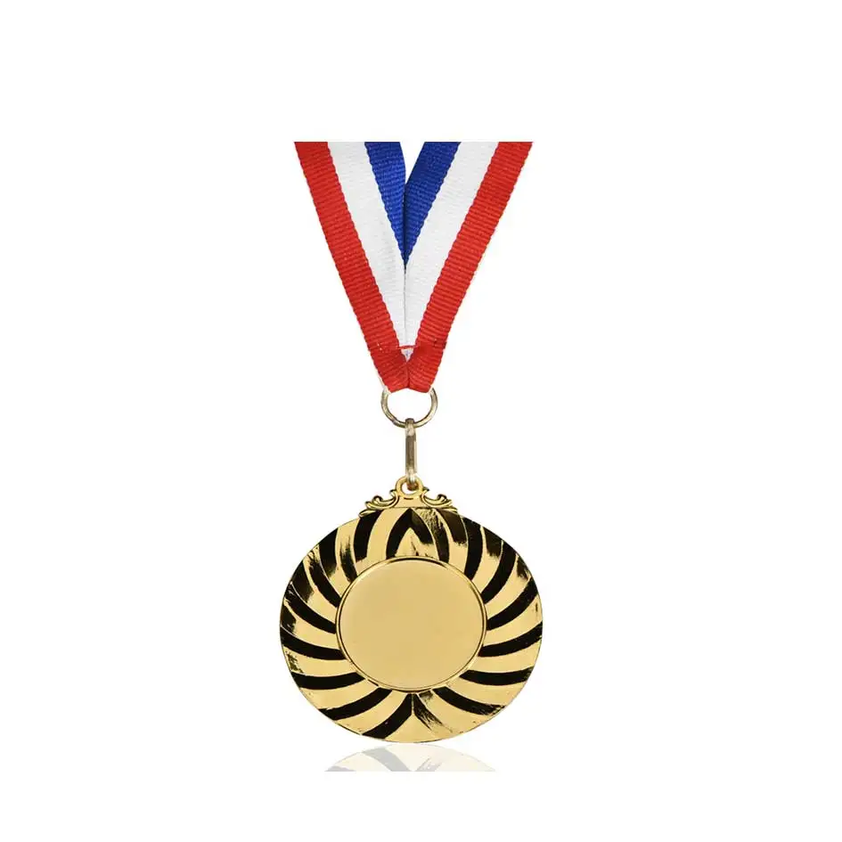 Hot Sale Blank Award Run Race Metal Gold Silver Bronze Medals Custom Medal