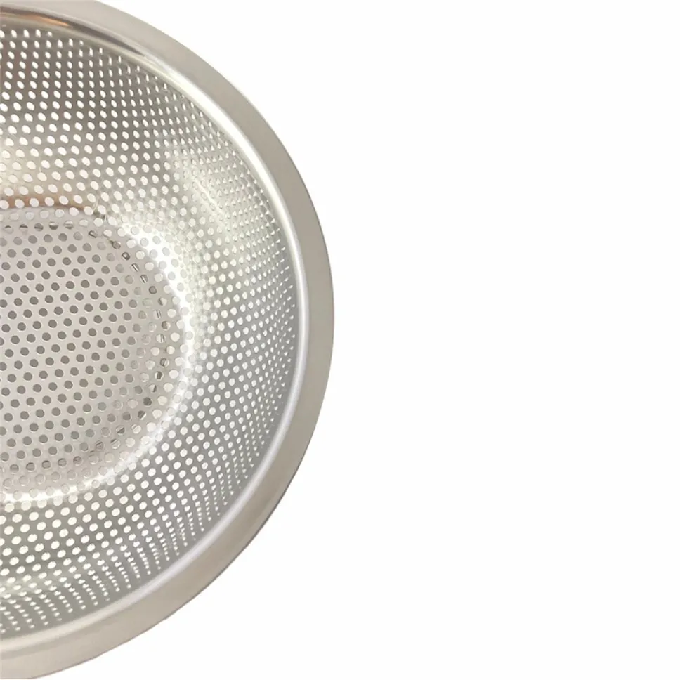 18/8 Stainless Steel Perforated Berry Bowl Colander Fruit Colander